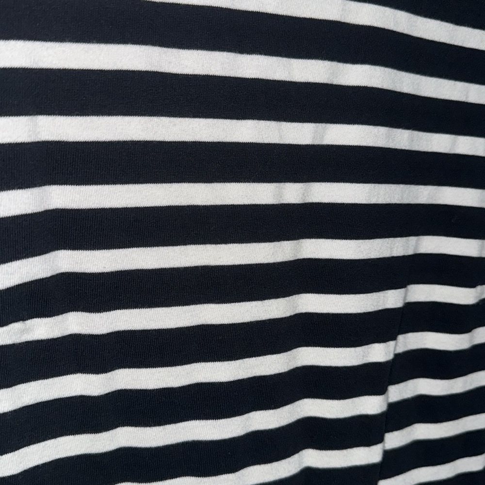 J. crew Black and White Striped Dress Size Small - Picture 2 of 6